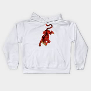 Tattoo Tiger Kids Hoodie